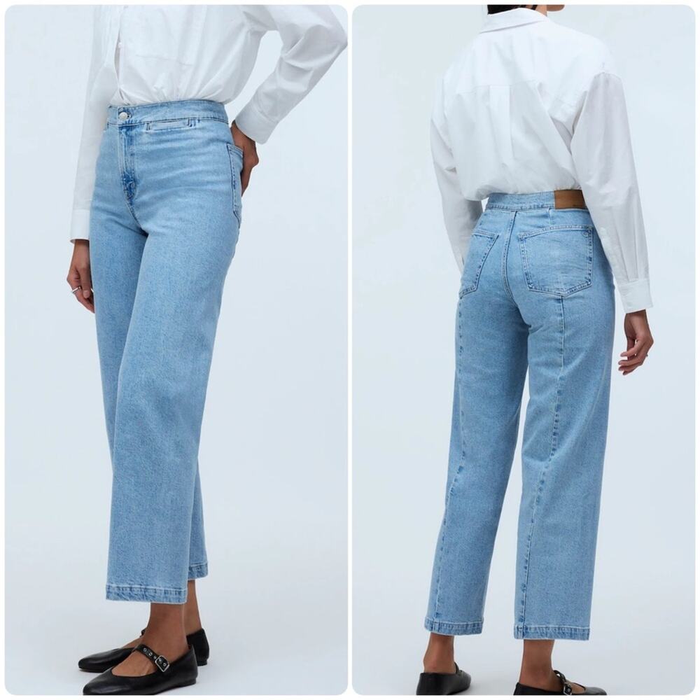 Madewell The Emmett Wide-Leg Crop Jean